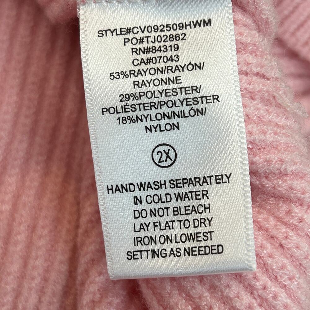 Cyrus cardigan sweater Charmed Pink size 2X NWT - Picture 7 of 7